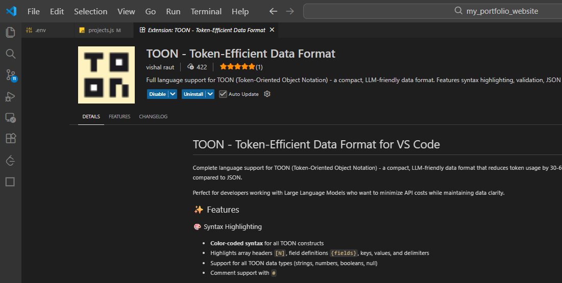 TOON VS Code Extension